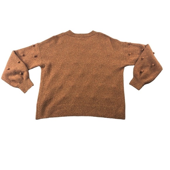 Madewell Brockton Bobble Wool Blend Sweater Cider, AF097 - Picture 2 of 10
